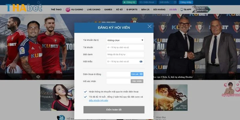Các bước cá cược tại nhà cái dễ dàng với tân thủ. 